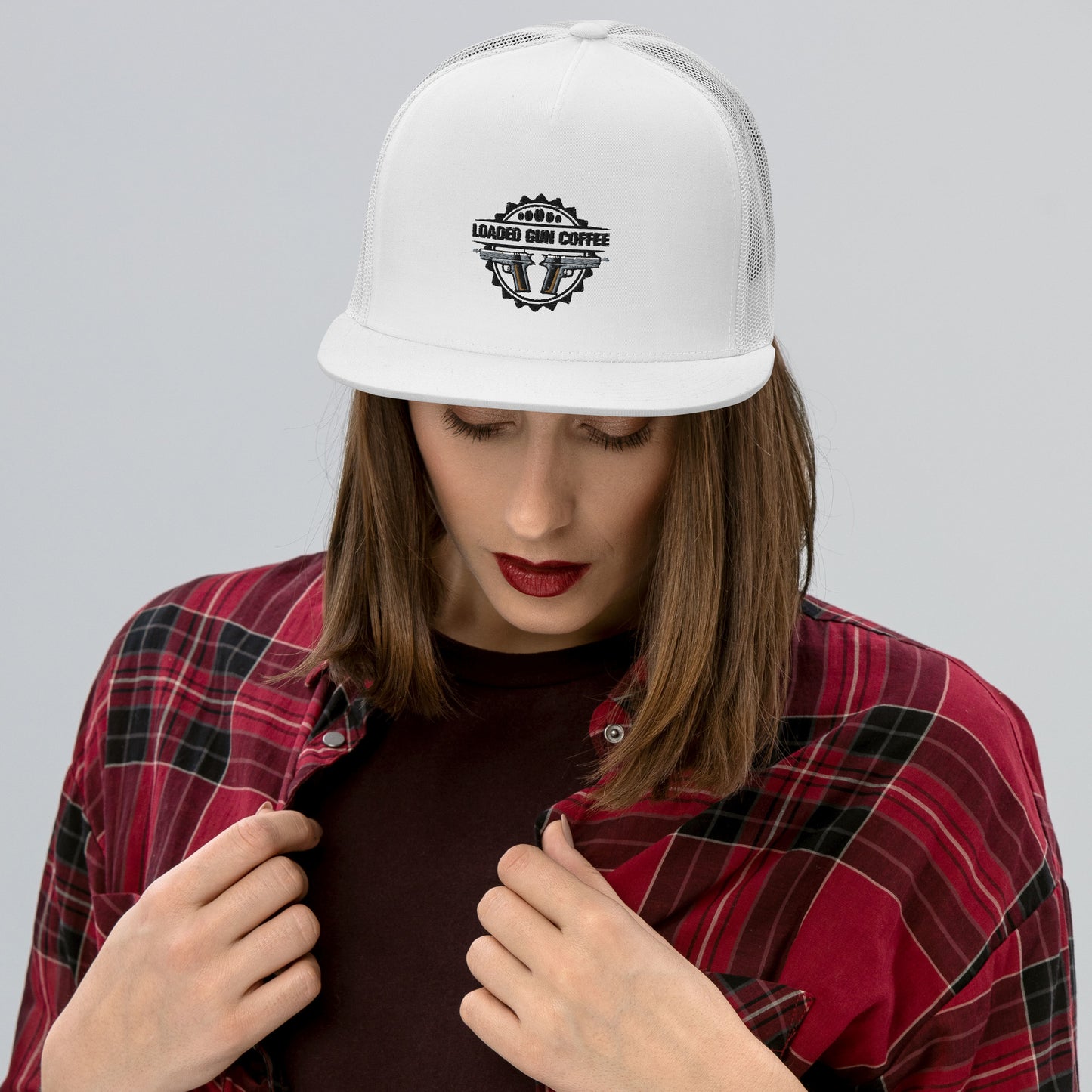 Classic Loaded Gun Coffee Logo