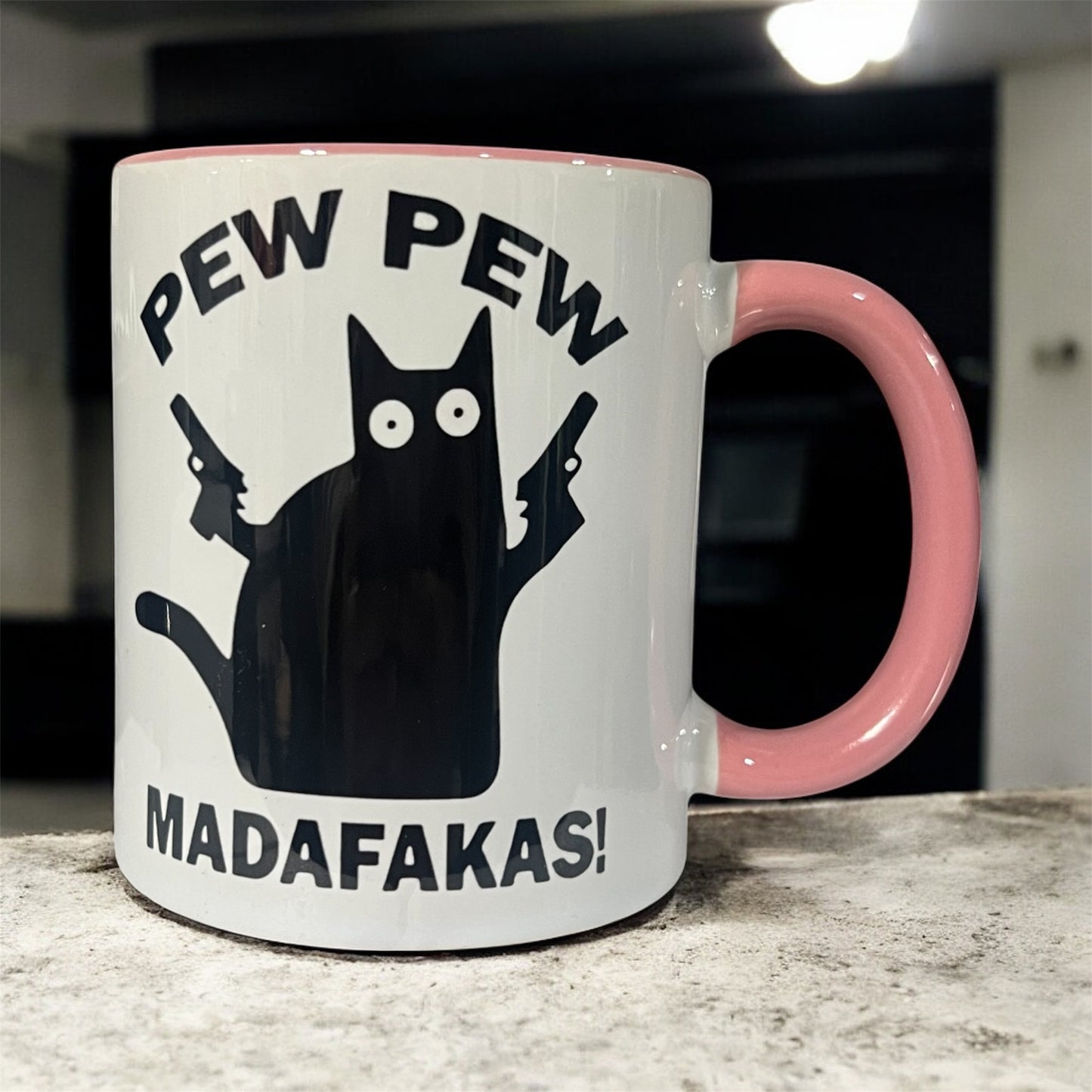 Pew Pew Mug Pink